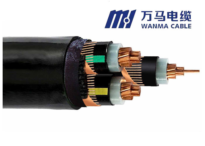 三芯中压XLPE绝缘电力电缆